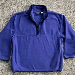 Vintage NWOT northcrest synchilla material pullover zip up jacket for winter